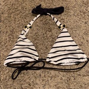 Victoria secret swim top w/bow detail size medium